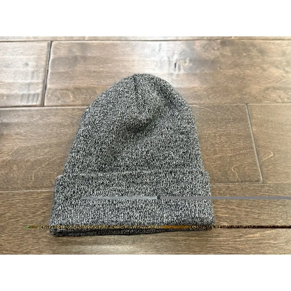 Carhartt Unisex Gray Acrylic Knit Beanie Hat One Size Winter Logo USA A18 019